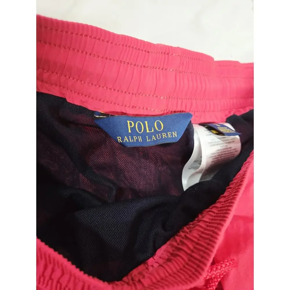 Polo Ralph Lauren Men's Pink Travelers Swimming Shorts L Hiking Outdoor String